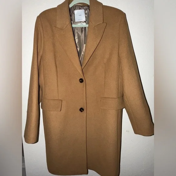Mango LAPELLED STRAIGHT-CUT COAT - Picture 10 of 10